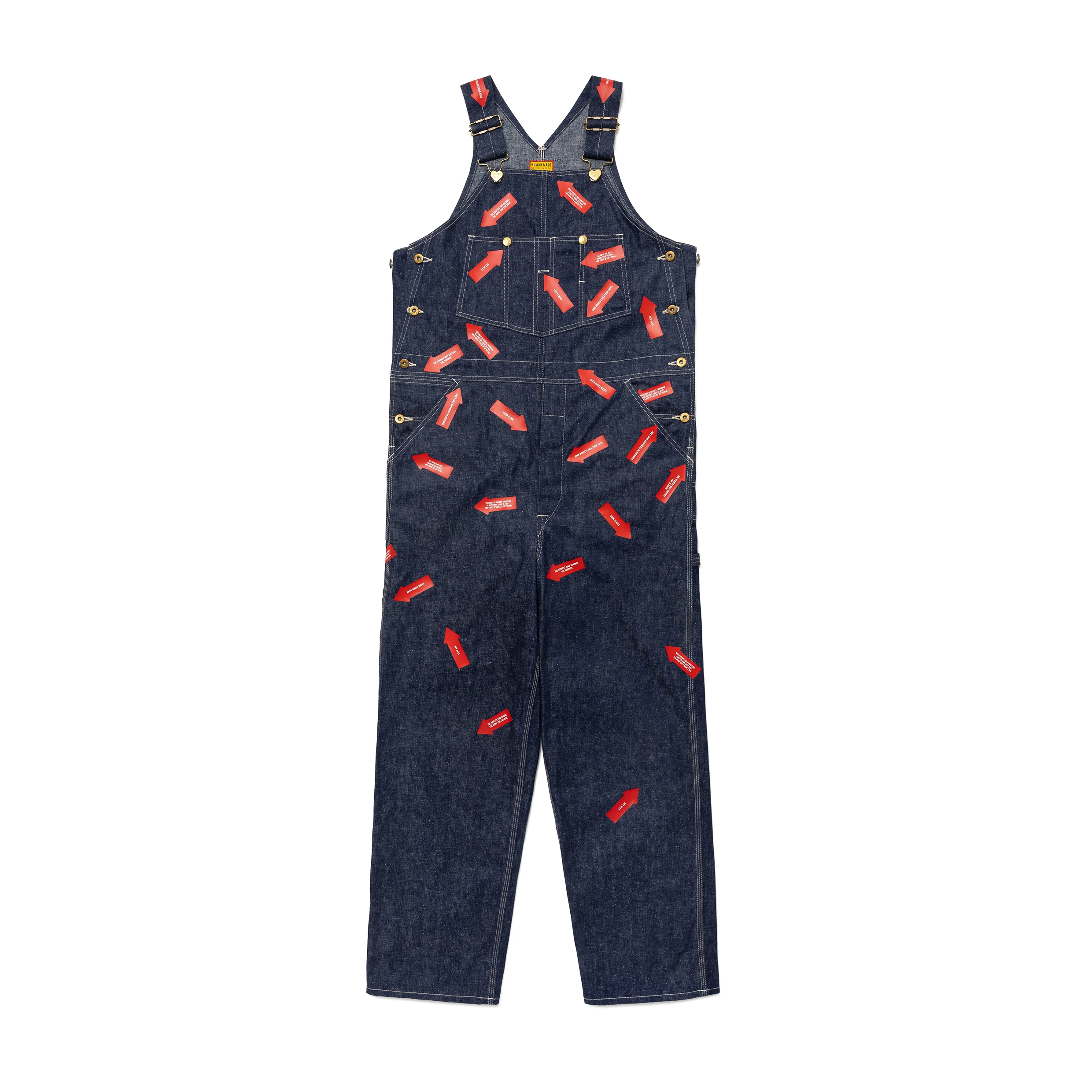 EMBELLISHED DENIM OVERALL