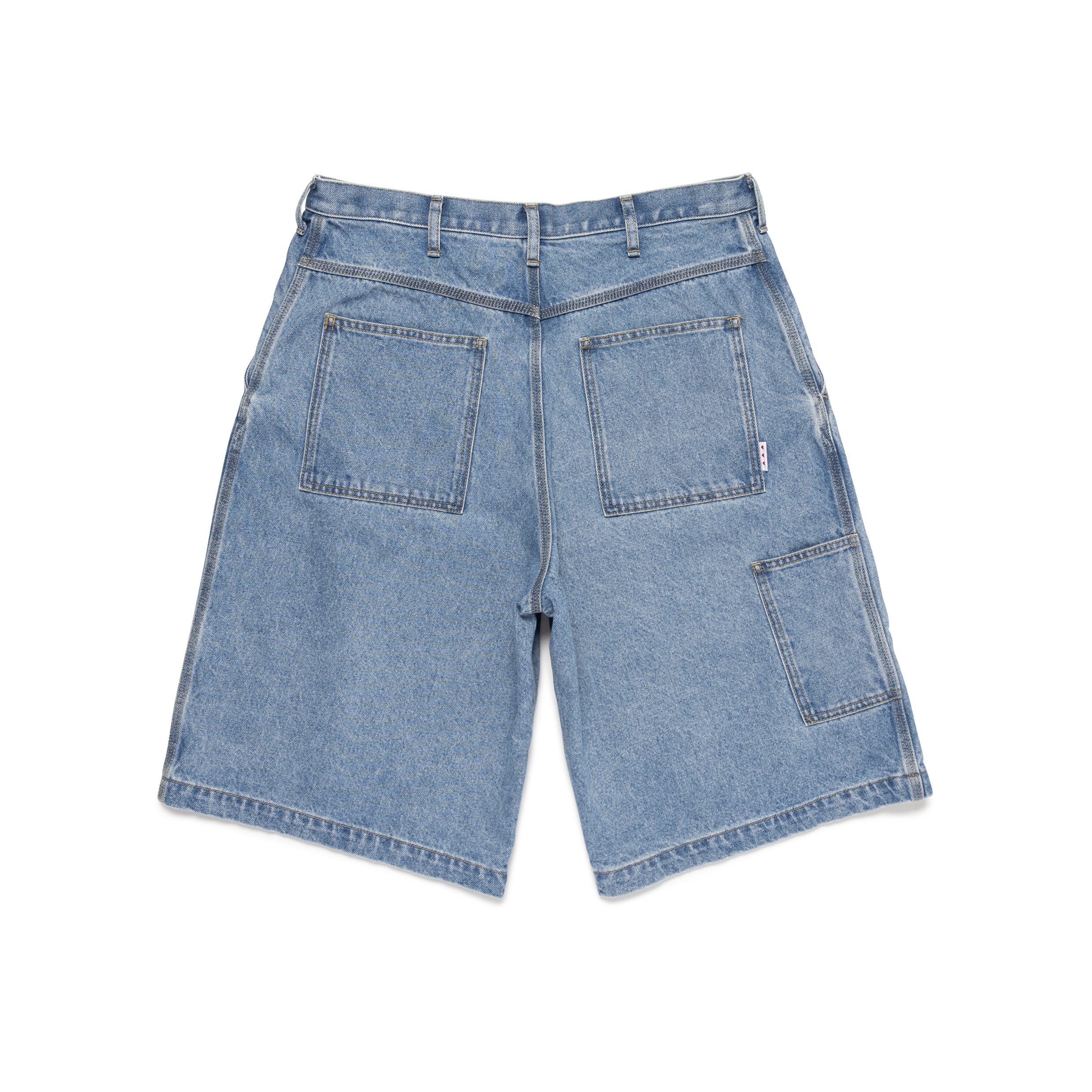 DENIM PAINTER SHORTS