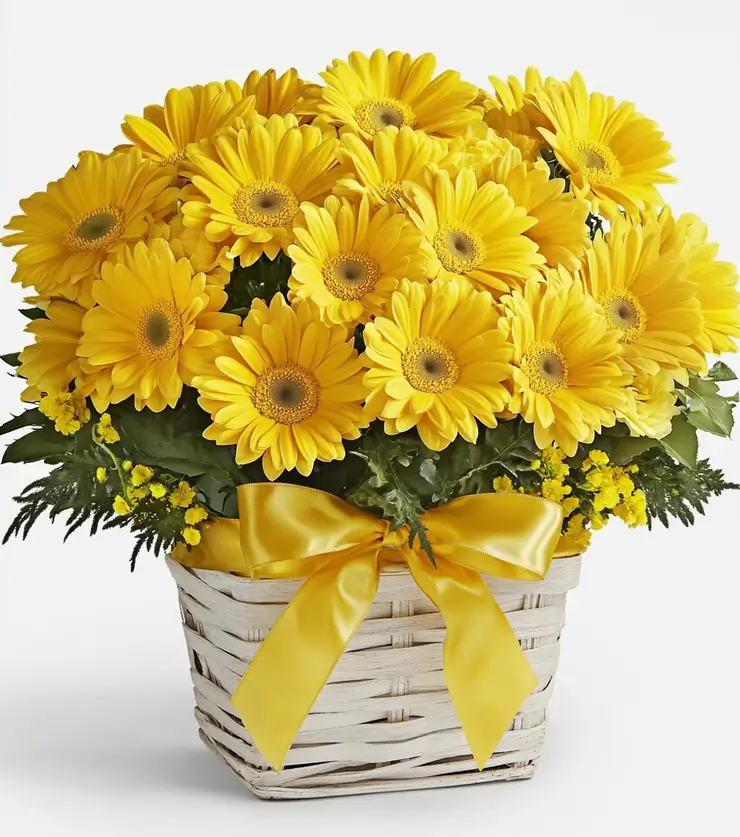 Sunstruck Floral Basket