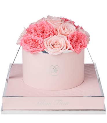 Rose Round Pink Van Gogh and Baby Pink