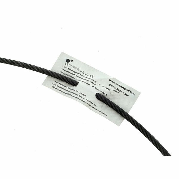 Stairville Safety 80cm/6mm Black 22kg