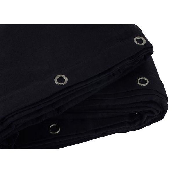 Stairville Curtain 160g/m 1.0x3.0m Bk