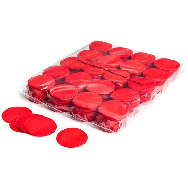 Magic FX Confetti round  55mm Red
