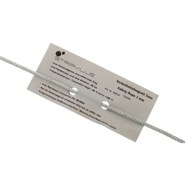 Stairville Safety Set 100cm/3mm 10pcs.