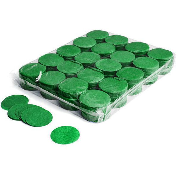 Magic FX Confetti round  55mm D. Green