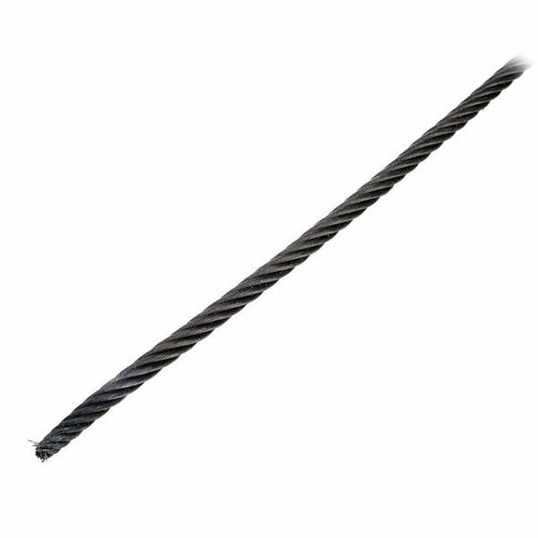 Stairville Steelwire Safety 500cm/5mm Bk