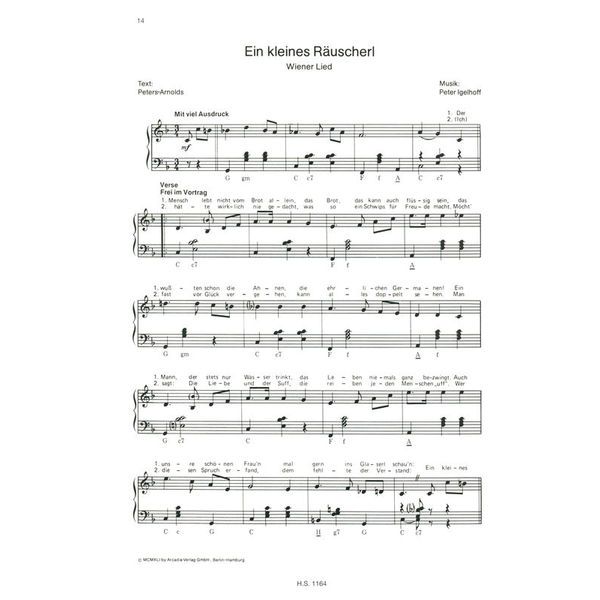 Sikorski Musikverlage Das groe Stimmungsliederalbum