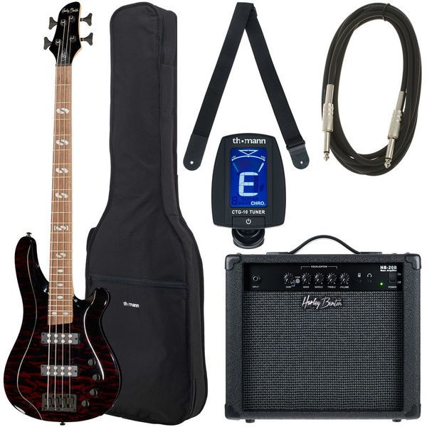 Harley Benton B-450 QTB Bundle 1