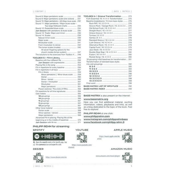 Alfred Music Publishing Bass Matrix English Version