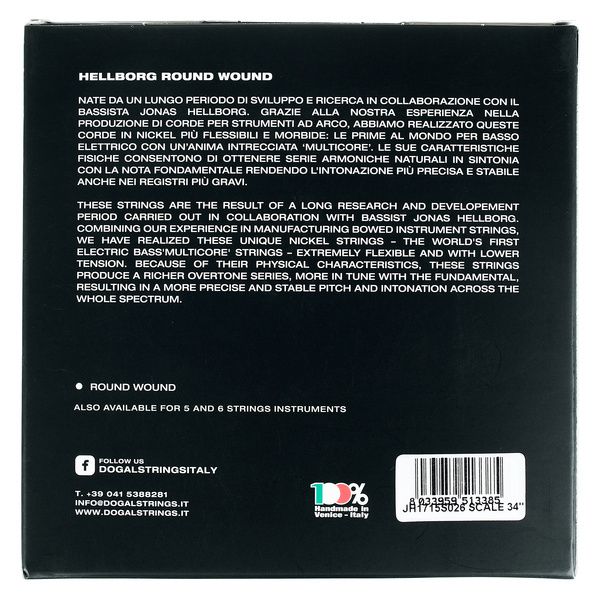 Dogal JH1715S026 Jonas Hellborg Set