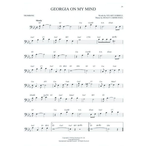 Hal Leonard 101 Jazz Songs for Trombone