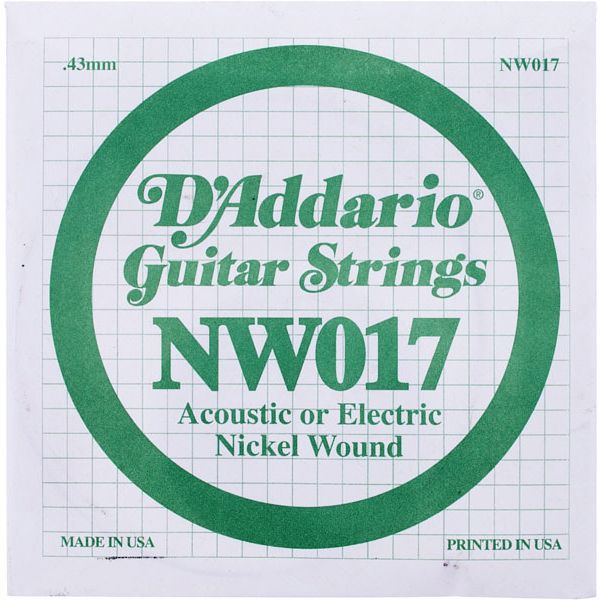Daddario NW017 Single String