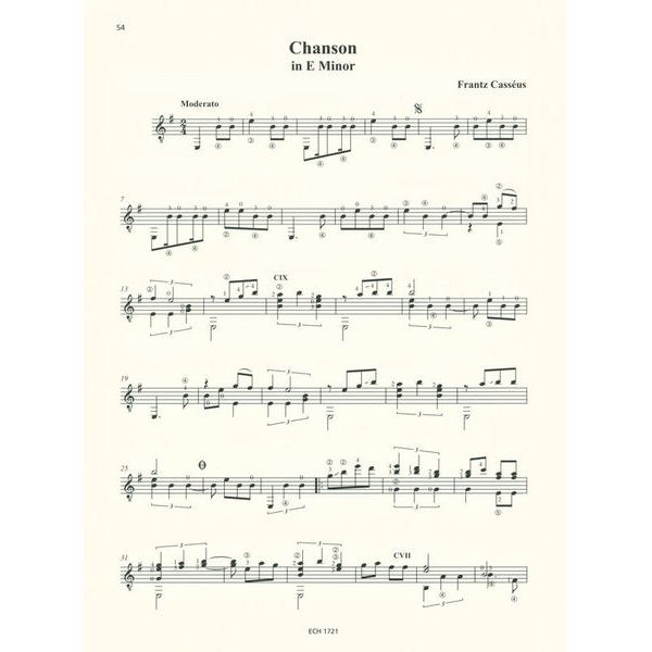 Edition Chanterelle Casseus Gitarrenwerke