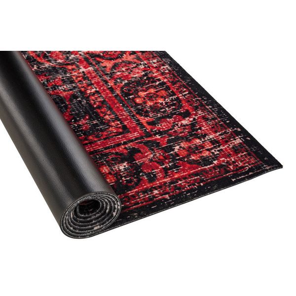 Drum N Base Vintage Drum Rug Black-Red