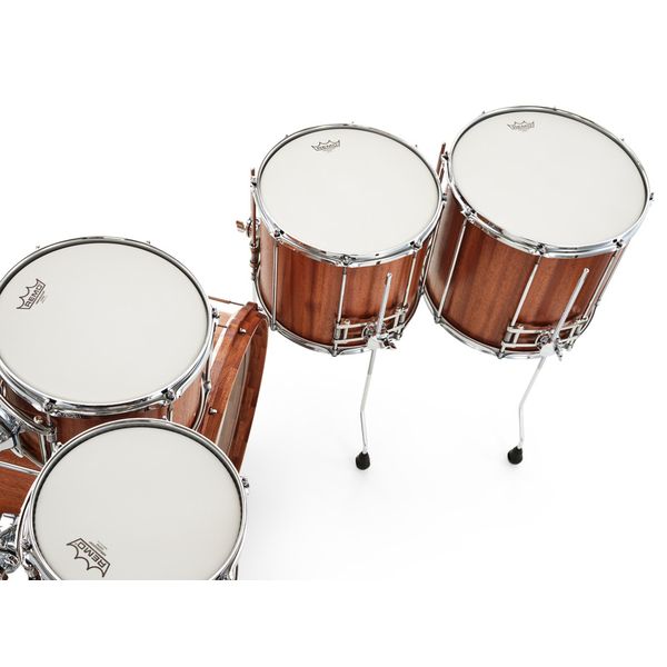 Zebra Drums 2up 2down Mahogany Set