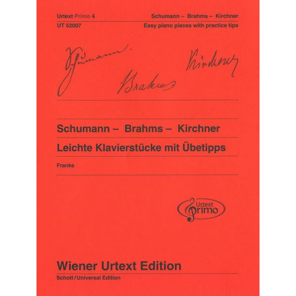 Wiener Urtext Edition Schumann �Brahms �Kirchner