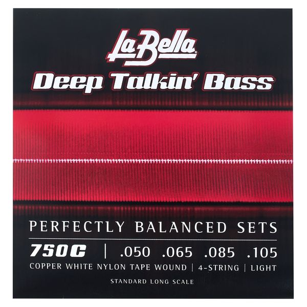 La Bella 750C Copper White Nylon Tape