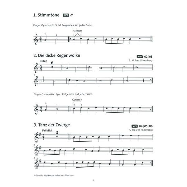 Holzschuh Verlag Fiedel Max Schule Violin 2