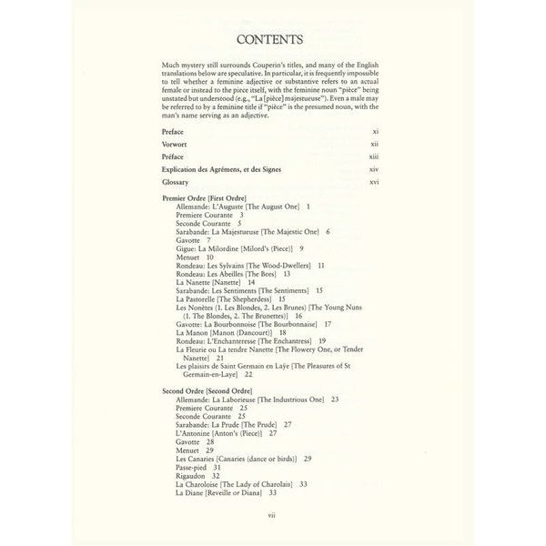 Dover Publications Couperin Complete Works