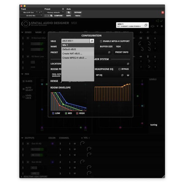 New Audio Technology Spatial Audio Designer - VProd