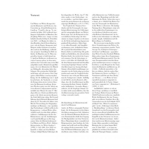 Henle Verlag Weber Clarinet Concerto No.2