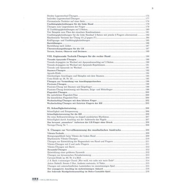 AMA Verlag Technik Moderne Konzertgitarre