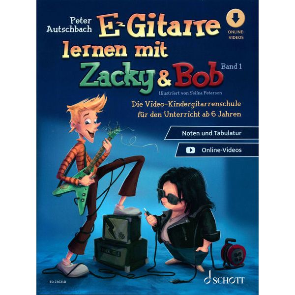 Schott E-Gitarre Lernen Zacky & Bob 1