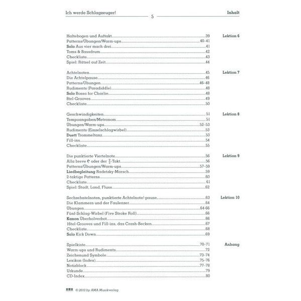 AMA Verlag Ich werde Schlagzeuger