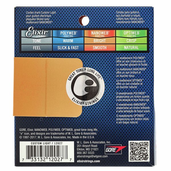 Elixir Nanoweb Custom Light