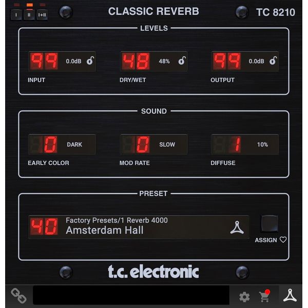 tc electronic TC 8210 Classic Mixing Reverb
