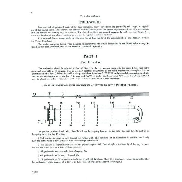 Carl Fischer Method for Bass Trombone