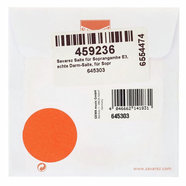 Savarez Treble Viola Da Gamba E3