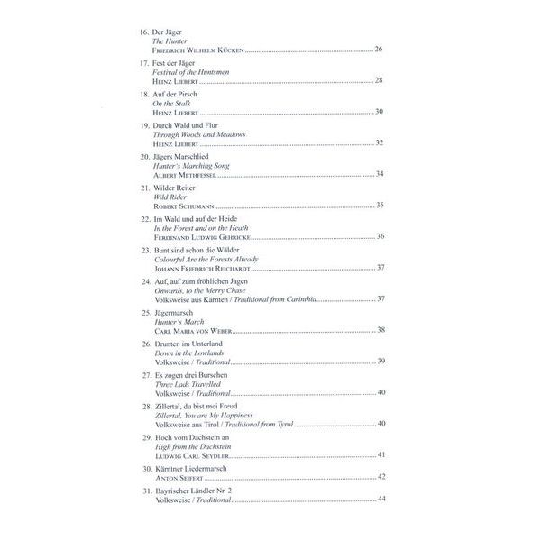 Friedrich Hofmeister Verlag Waldhornquartette 2