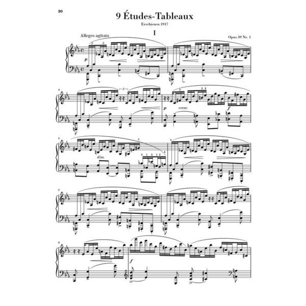 Henle Verlag Rachmaninow tudes-Tableaux