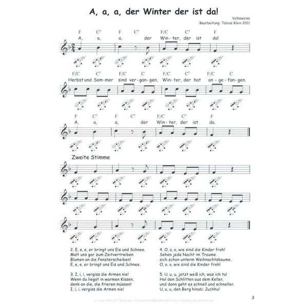 ocarinamusic Kinderlieder 12-Loch 1