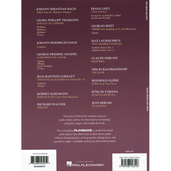 Music Minus One The Oboe Soloist