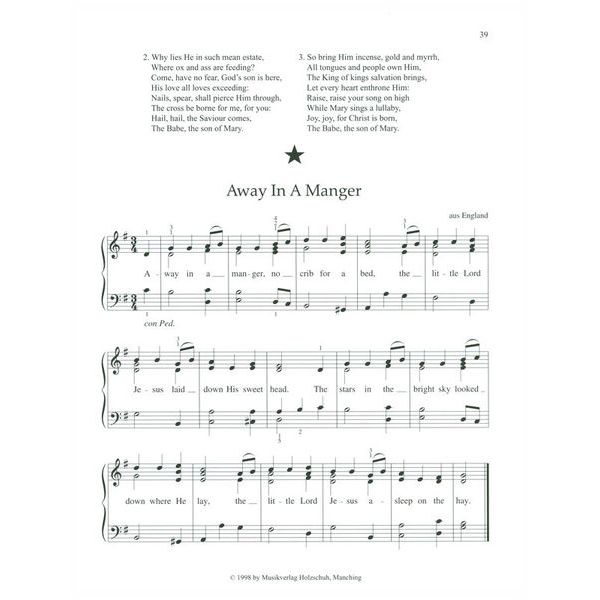 Holzschuh Verlag Weihnachtliche Tastentrume