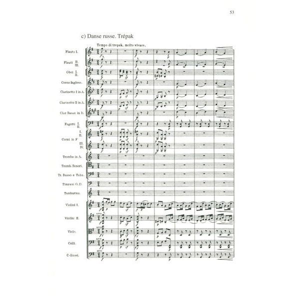 Edition Eulenburg Tschaikowsky Der Nussknacker