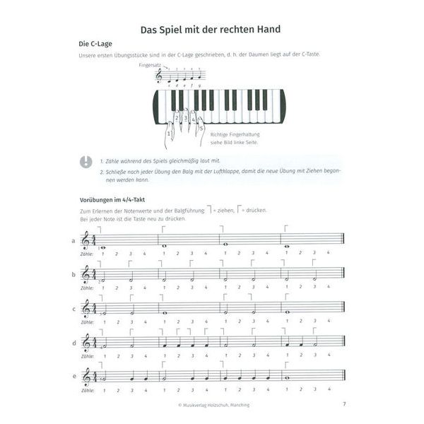 Holzschuh Verlag Neue Akkordeon Schule 1