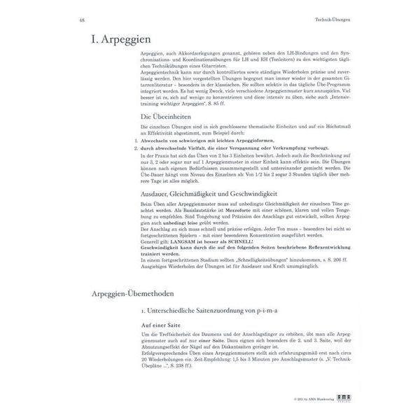 AMA Verlag Technik Moderne Konzertgitarre