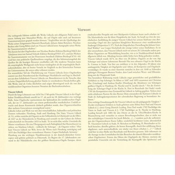 Breitkopf & Hrtel Lübeck Smtliche Orgelwerke