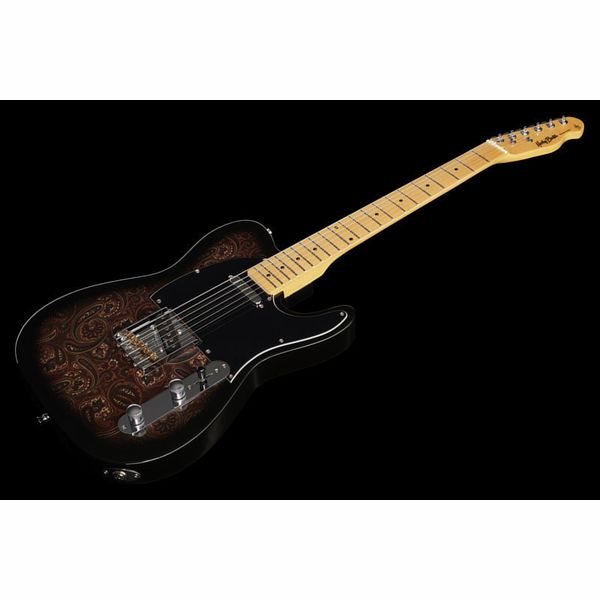 Harley Benton TE-70 Black Paisley