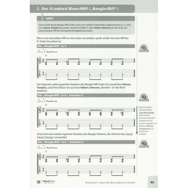 Alfred Music Publishing Garantiert Akustik-Bluesgit.
