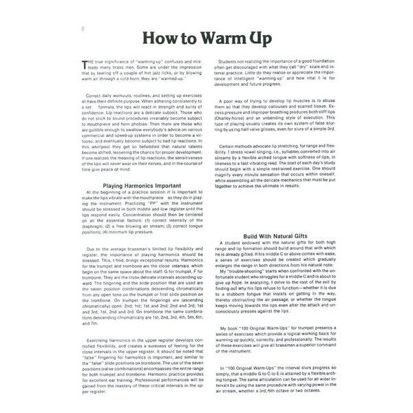 Charles Colin Music Lip Flexibilities Trombone