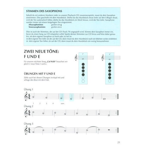 Schott Saxophon Spielen Hobby A-Sax 1