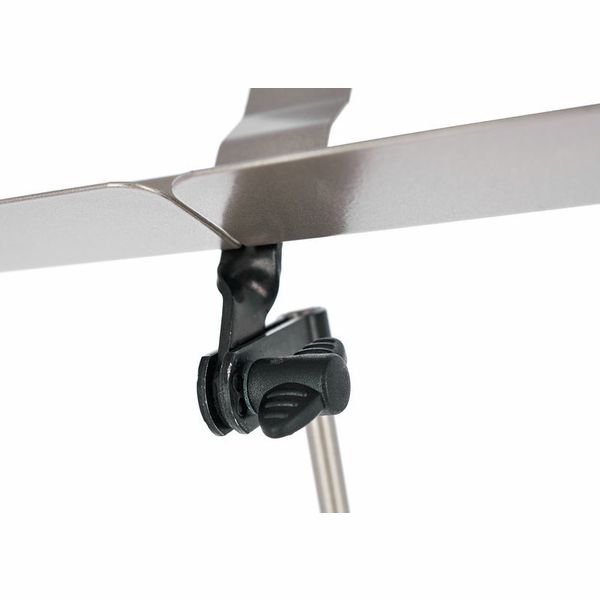 K&M 101 Music Stand Nickel Colored