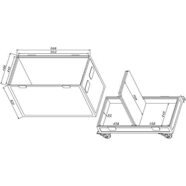 Flyht Pro Case for 2x 15" Speakers PS 15