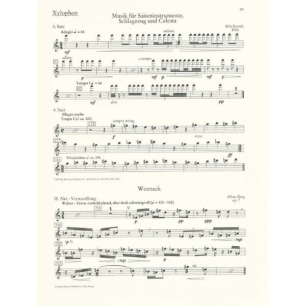 Schott Orchester Probespiel Pauke