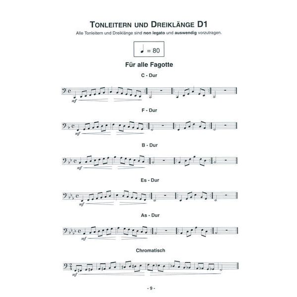 Musikverlag Heinlein Praxis Fagott