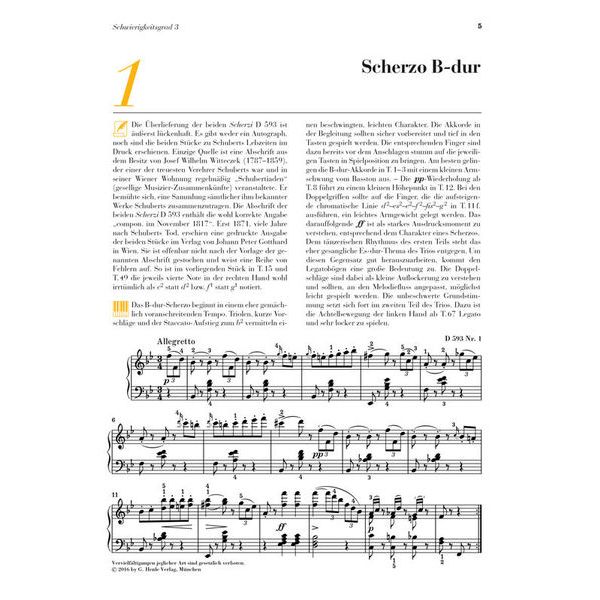 Henle Verlag Am Klavier Schubert